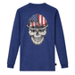 Forge Fr Men's Graphic Printed Indigo Long Sleeve T-shirt