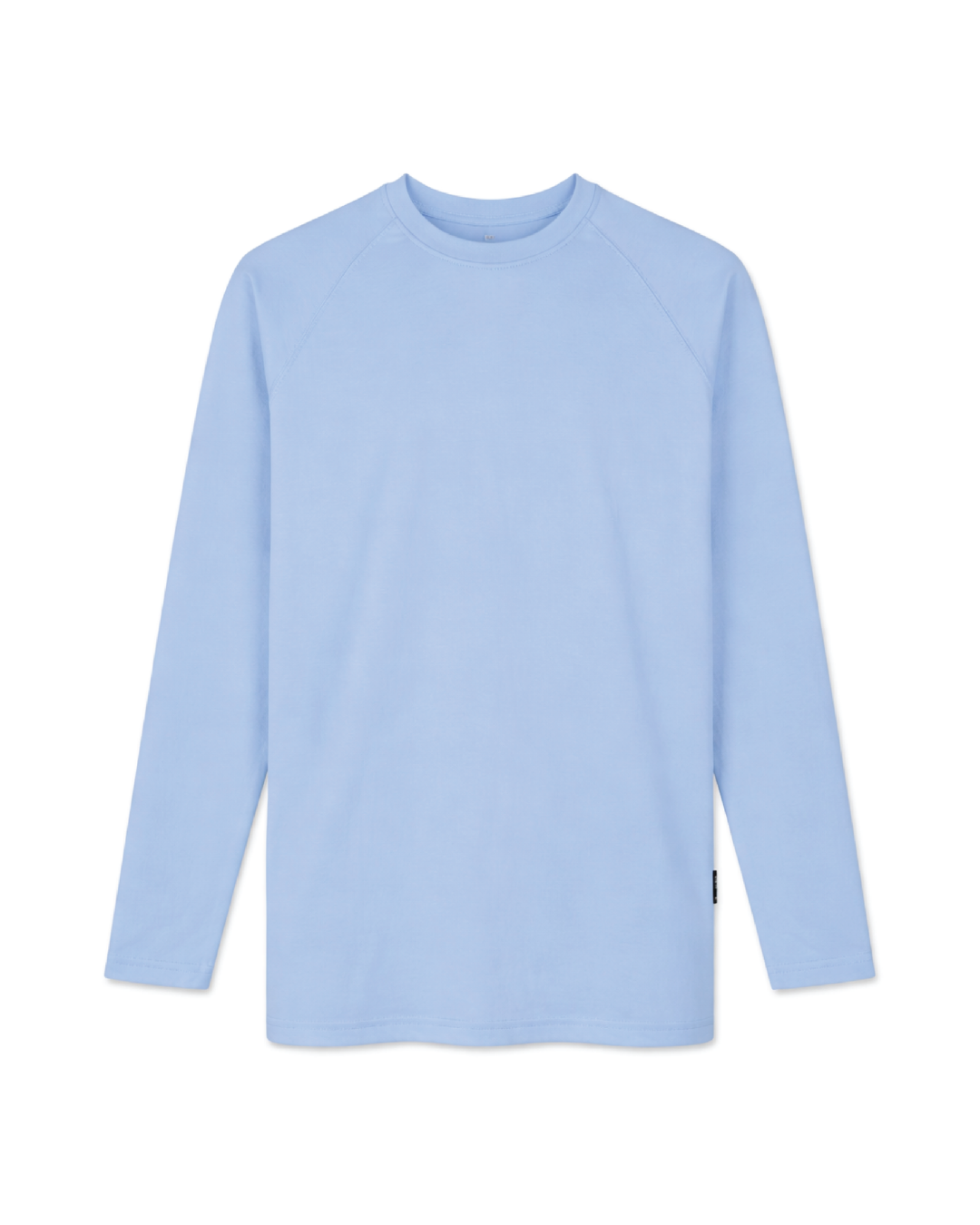 Forge Fr Men's Light Blue Crew Neck Long Sleeve T-shirt