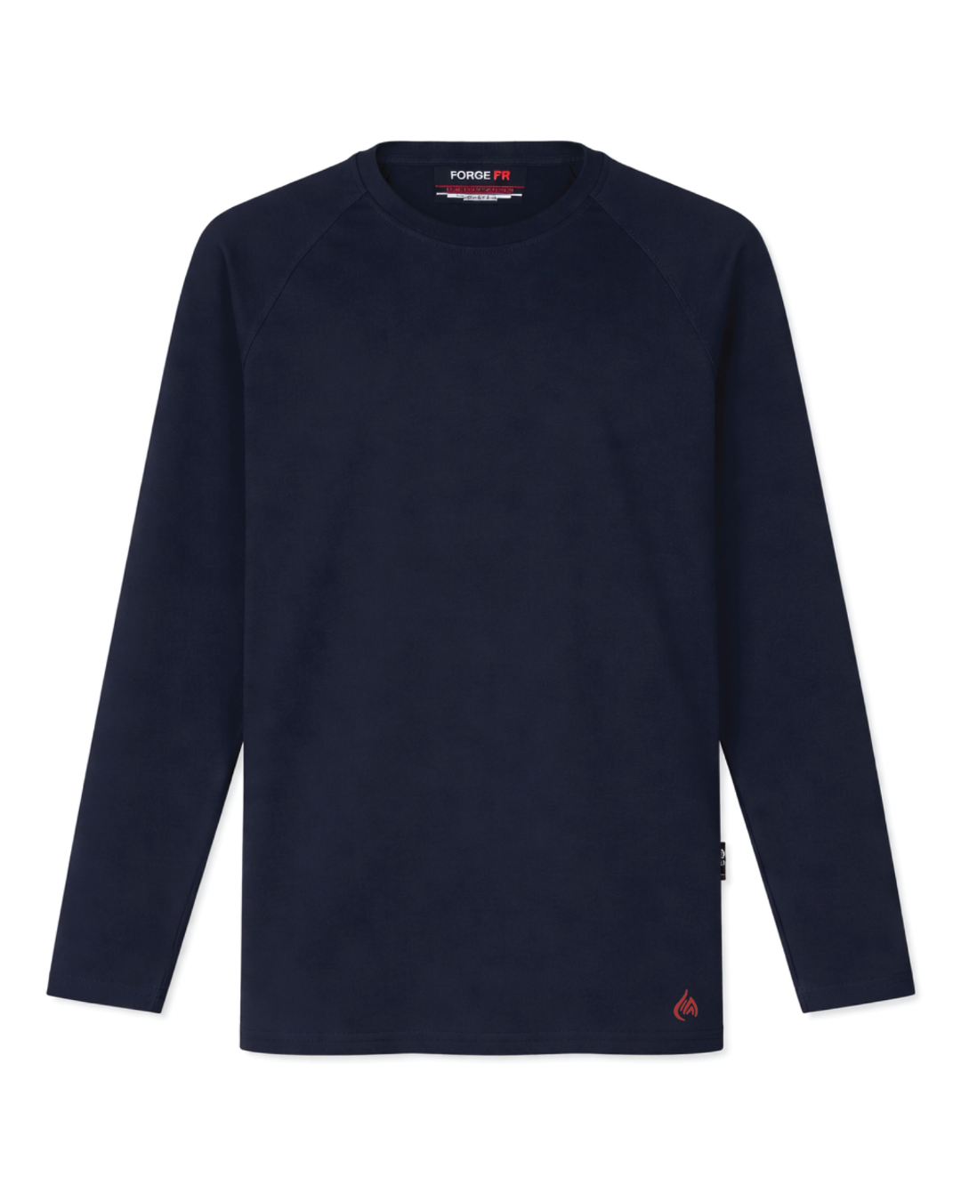 Forge Fr Men's Navy Crew Neck long Sleeve T-shirt
