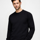 Forge Fr Men's Black Crew Neck Light Weight Long Sleeve T-shirt
