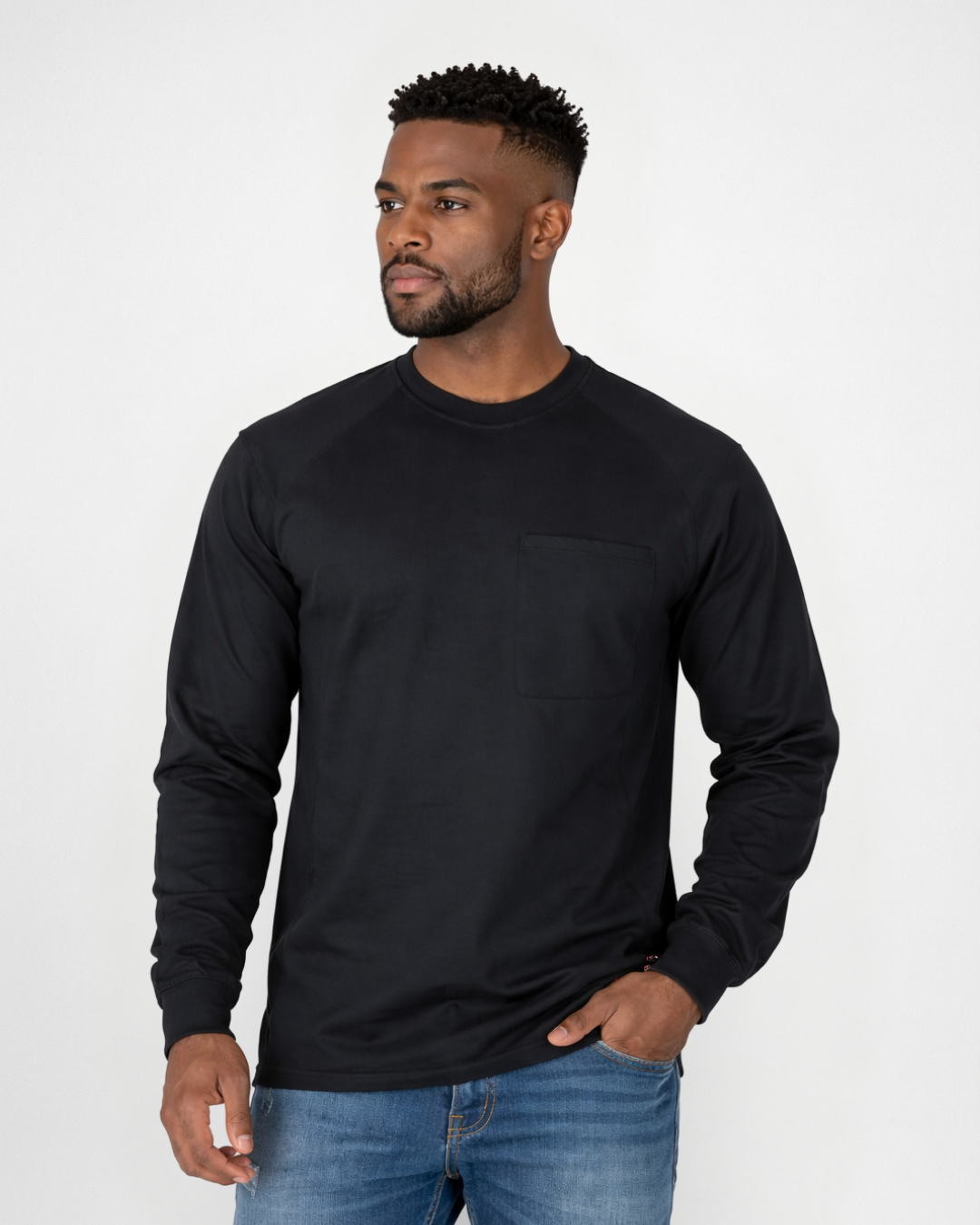 Forge Fr Men's Navy Light Weight Long Sleeve T-shirt – FORGE FR