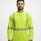 Forge Men's Yellow Hi-Vis Long Sleeve T-shirt