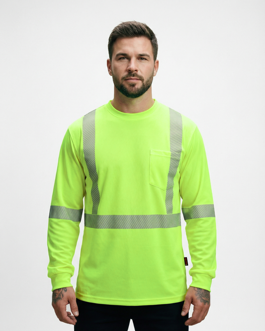 Forge Men's Hi-Vis Long Sleeve T-shirt