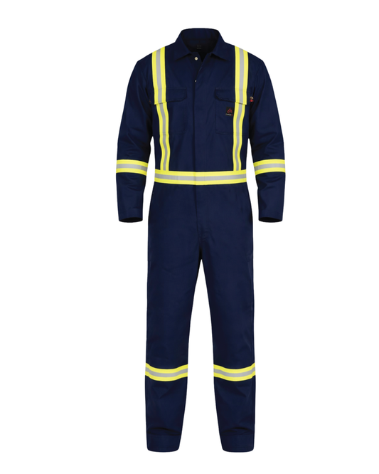 Forge Fr Men's Navy Coverall With Taping