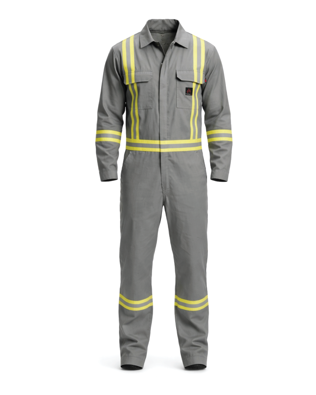 Forge Fr Men's Grey Coverall With Taping