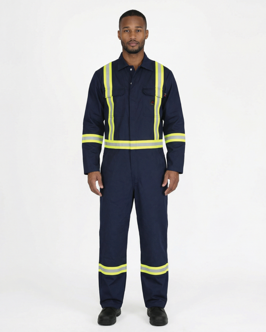 Forge Fr Men's Navy Coverall With Taping