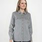 Forge Fr Women's Knitted grey Long Sleeve Shirt
