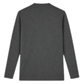 Forge Fr Men's Charcoal Grey Henley Neck Long Sleeve T-shirt