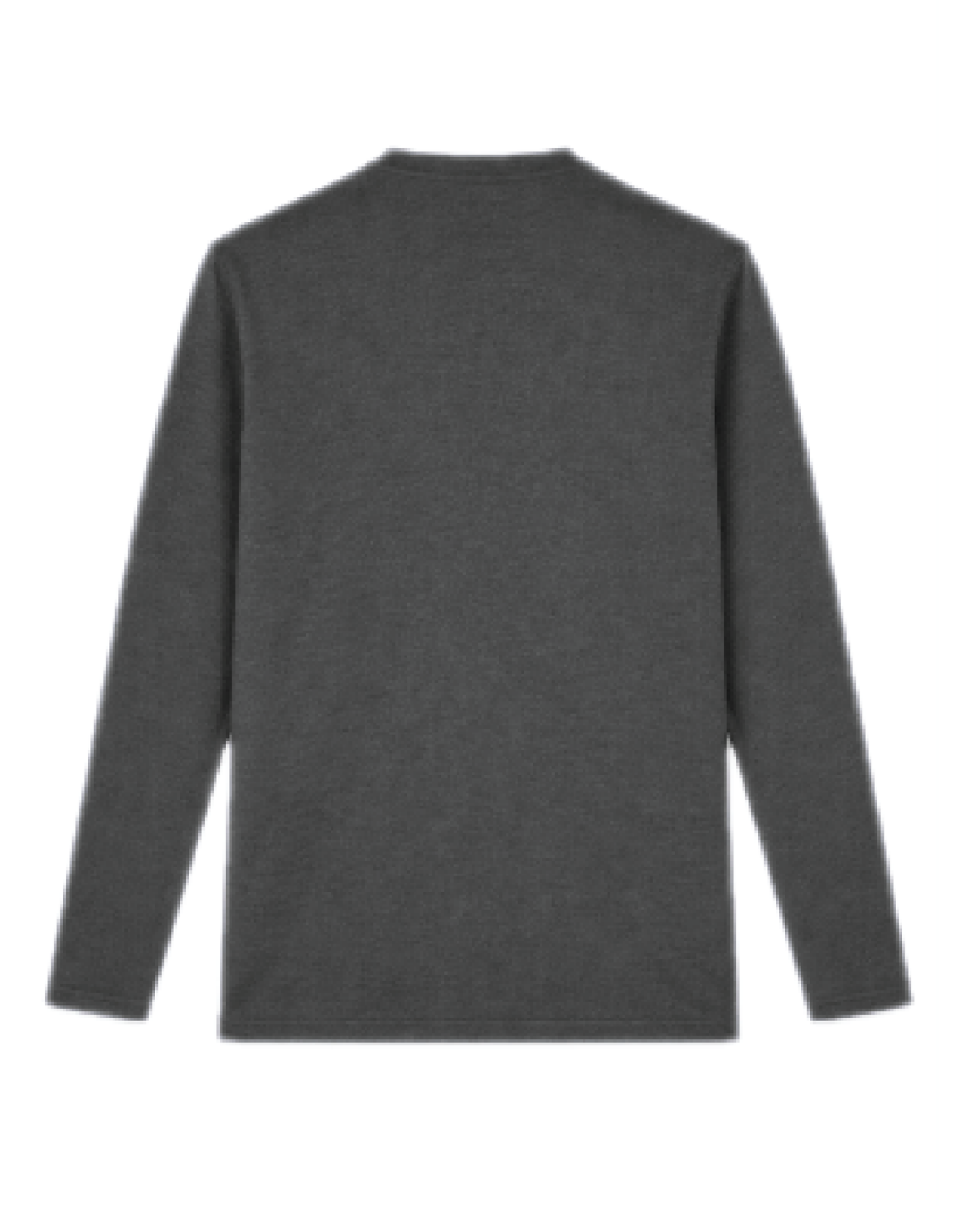 Forge Fr Men's Charcoal Grey Henley Neck Long Sleeve T-shirt