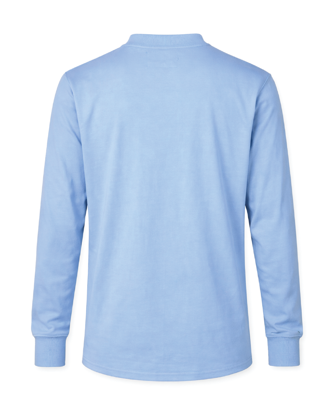 Forge Fr Men's Light Blue Henley Neck Long Sleeve T-shirt