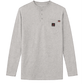 Forge Fr Men's Light Grey Henley Neck Long Sleeve T-shirt