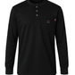 Forge Fr Men's Black Light Weight Henley Tee