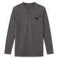 Forge Fr Men's Charcoal Grey Light Weight Henley Tee