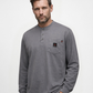 FORGE MEN'S FR VAT DYED  LIGHTE WEIGHTE HENLEY TEE