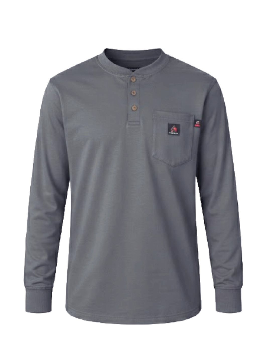 FORGE MEN'S FR VAT DYED  LIGHTE WEIGHTE HENLEY TEE