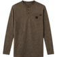 Forge Fr Men's Heather Brown  Light Weight Henley Tee