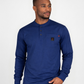 Forge Fr Men's Indigo Light Weight Henley Tee
