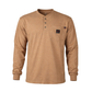 Forge Fr Men's Khaki  Light Weight Henley Tee