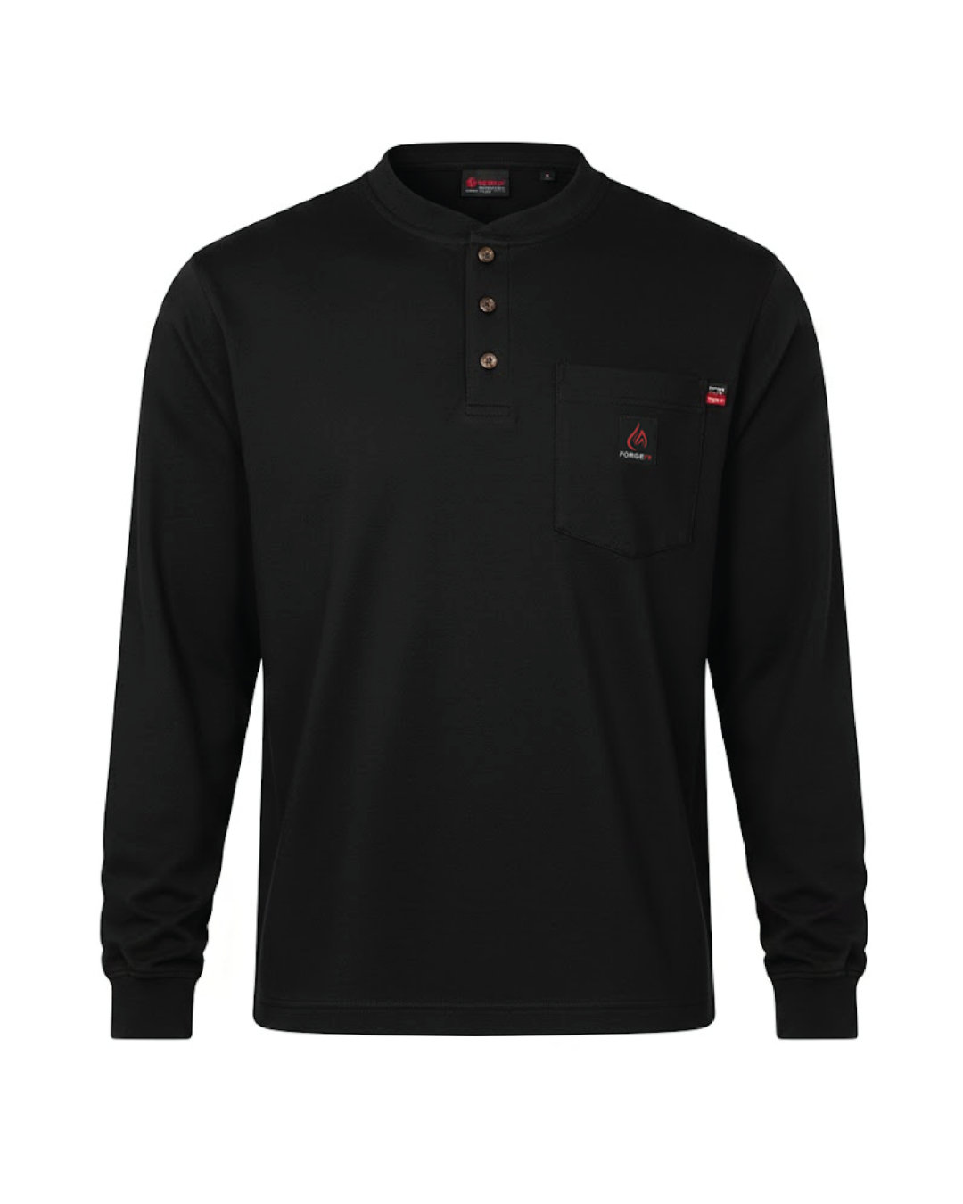 Forge Fr Men's Navy Light Weight Henley Tee