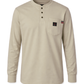 Forge Fr Men's Sand Light Weight Henley Tee