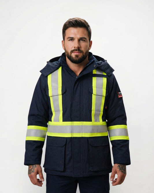 Forge Fr Men's Navy Parka Jacket