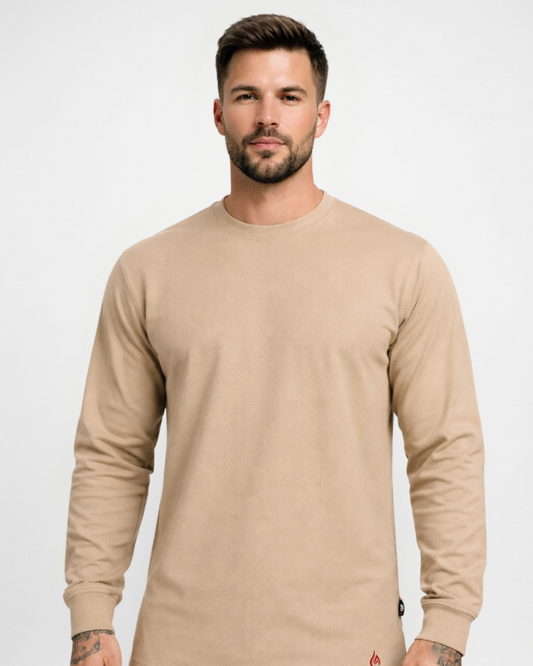 FORGE FR MEN'S  BASE LAYER KHAKI TEE
