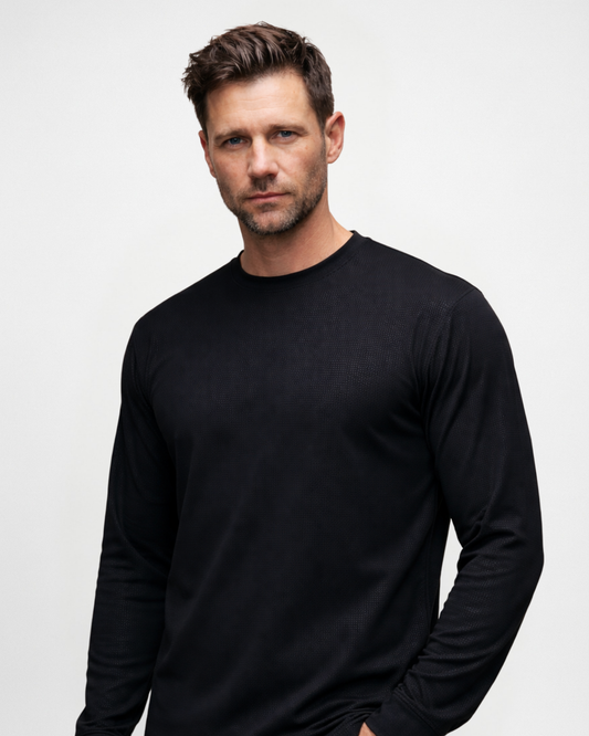 FORGE FR MEN'S  BASE LAYER NAVY TEE