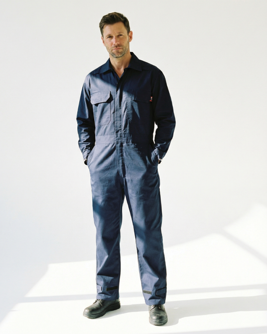 MEN'S FR Navy RIPSTOP COVERALL