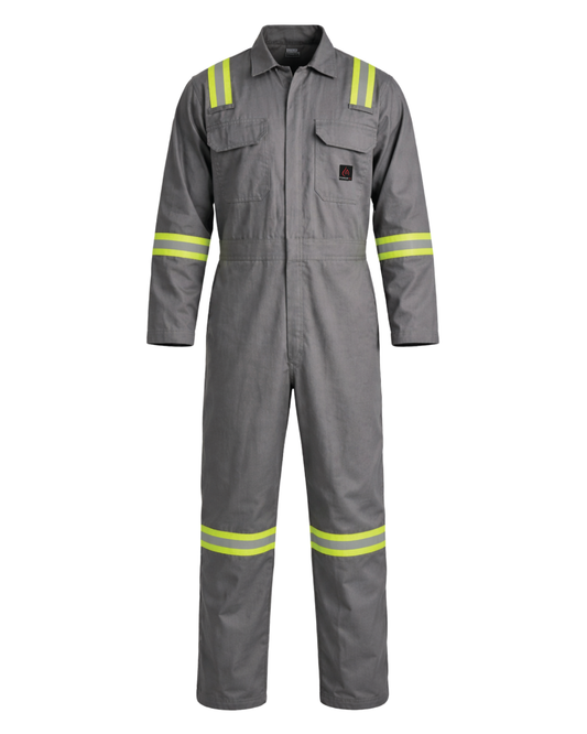 Forge Fr Men's Dark Grey Coverall With Taping