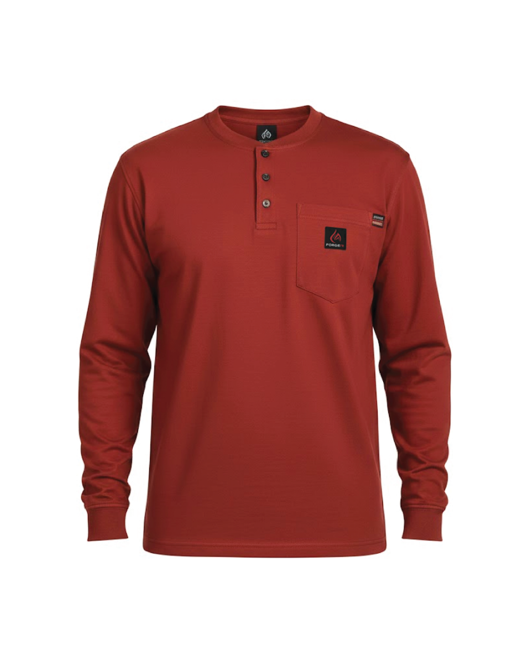 FORGE FR MEN'S STRETCH HENLEY TEE