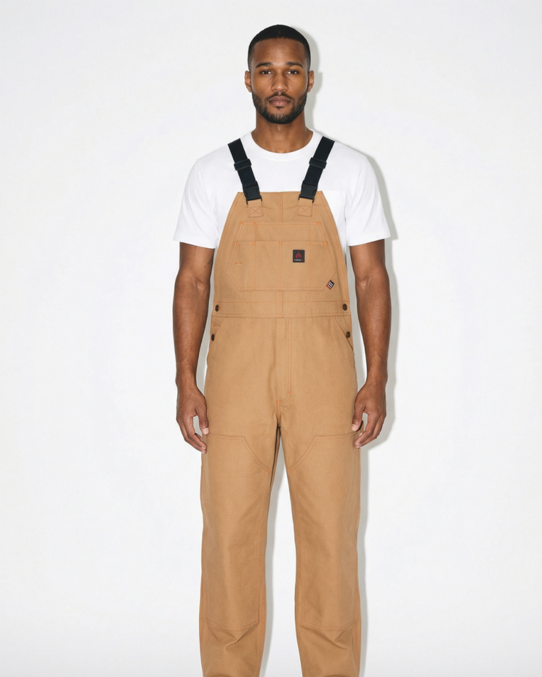 Forge Fr Men's Brown Insulated Bib Overall