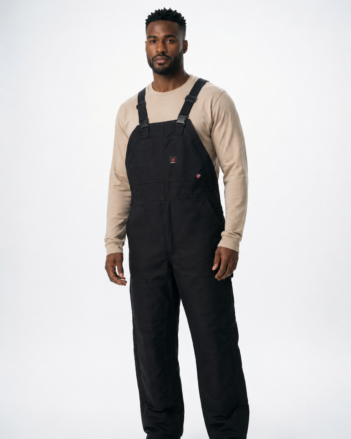 Forge Fr Men's Charcoal Grey Insulated Bib Overall