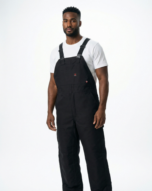 Forge Fr Men's Charcoal Grey Insulated Bib Overall