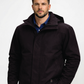 Forge Fr Men's Black Insulated Duck Hooded Jacket