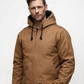 Forge Fr Men's Brown Insulated Duck Hooded Jacket