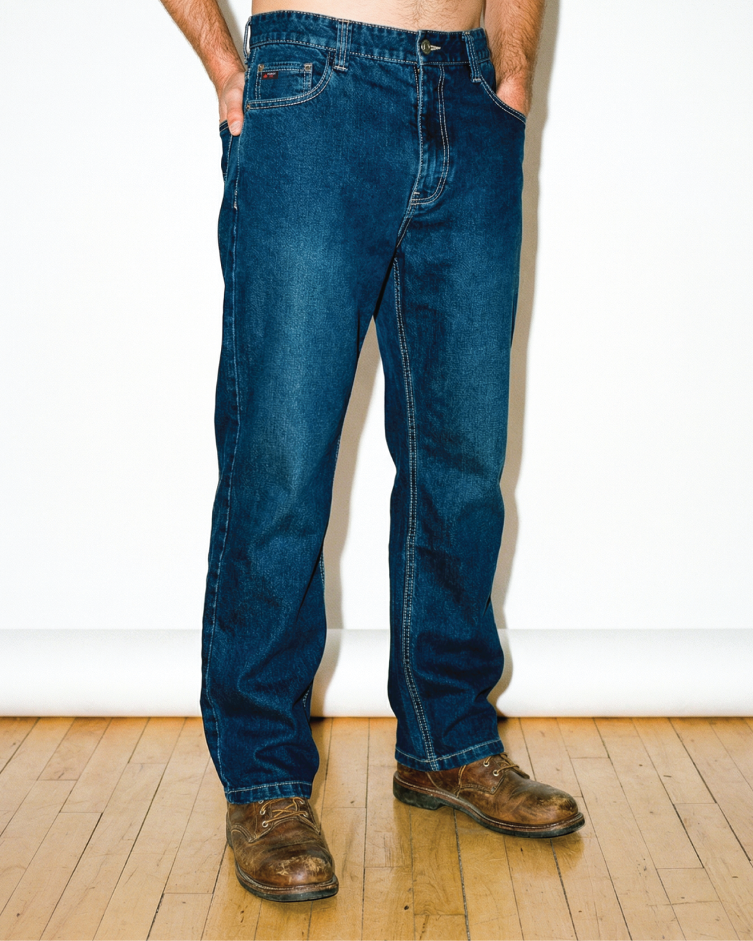 FORGE FR MEN'S DENIM STRETCH JEANS