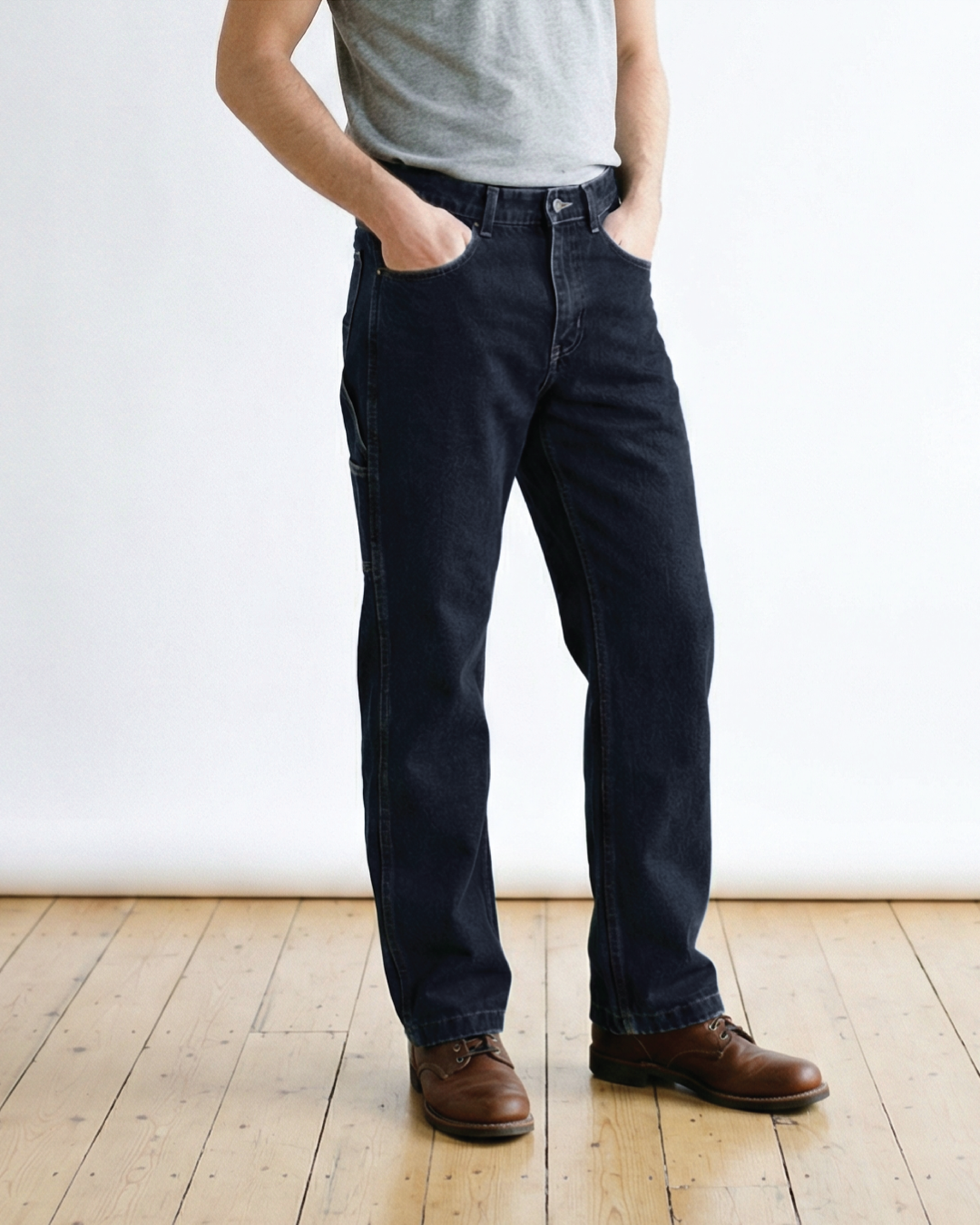 FORGE FR MEN'S DARK DENIM JEANS