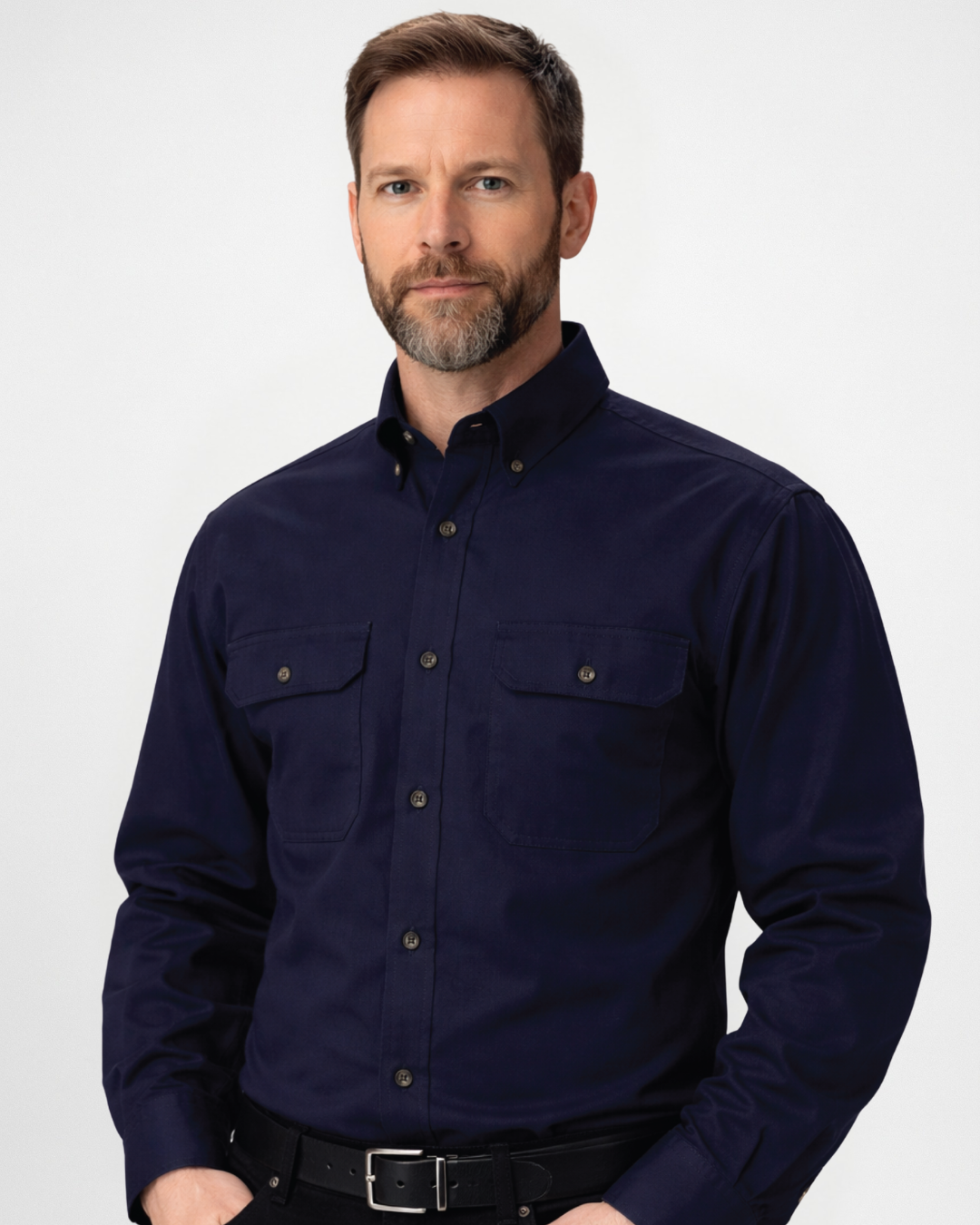 FORGE FR MEN'S  VENT BUTTON  SHIRT