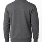 Forge Fr Men's Charcoal Grey High Neck ¼ Zip Sweater