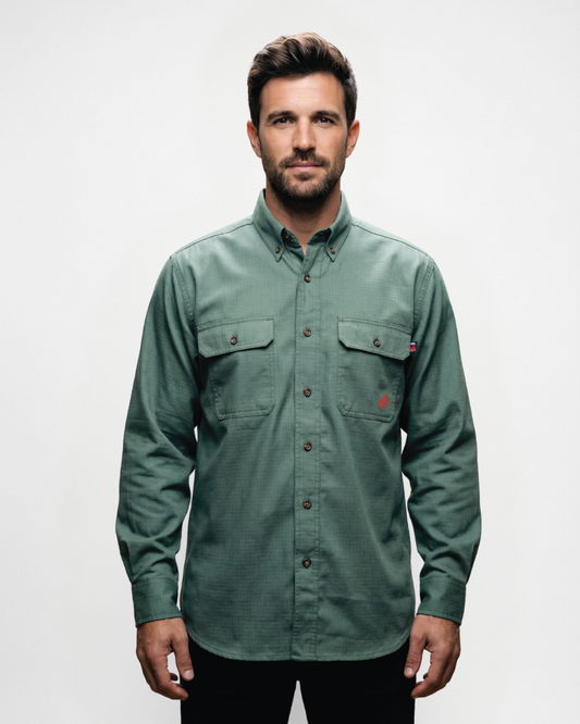 FORGE FR MEN'S FR BUTTON DOWN WORK SHIRT