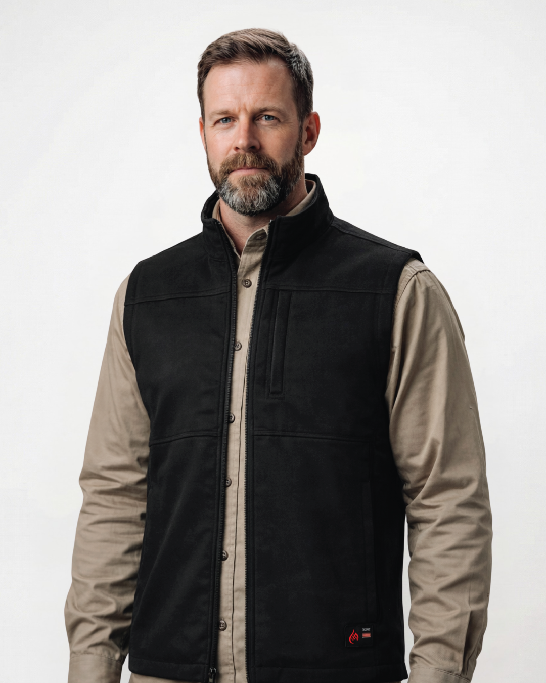 Forge Fr Men's Black Ripstop Vest