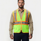 Forge  Men's Hi-Vis Mesh Zip Pocket Vest