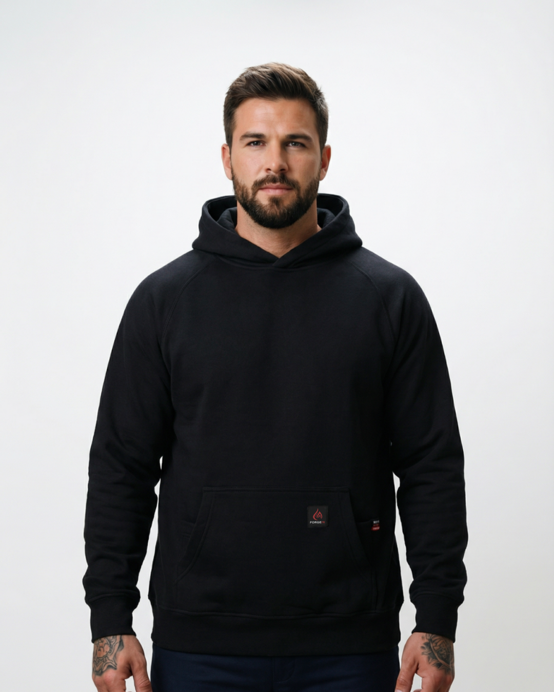 Forge Fr Men's Black Graphic Pullover
