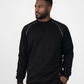 Forge Fr Men's Thermal Black T-Shirt With Contrast Stitching