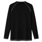Forge Fr Men's Thermal Black T-Shirt With Contrast Stitching