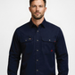 FORGE FR MEN'S NAVY  LONG SLEEVE SHIRT