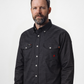 FORGE FR MEN'S PLAID Jet Black LONG SLEEVE BUTTON SHIRT