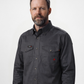 MEN'S FR Grey BUTTON RIPSTOP SHIRT