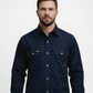 FORGE FR MEN'S  LIGHT WEIGHT RIPSTOP  SNAP SHIRT