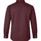 Forge Fr Men's Solid Long Sleeve Burgundy Shirt